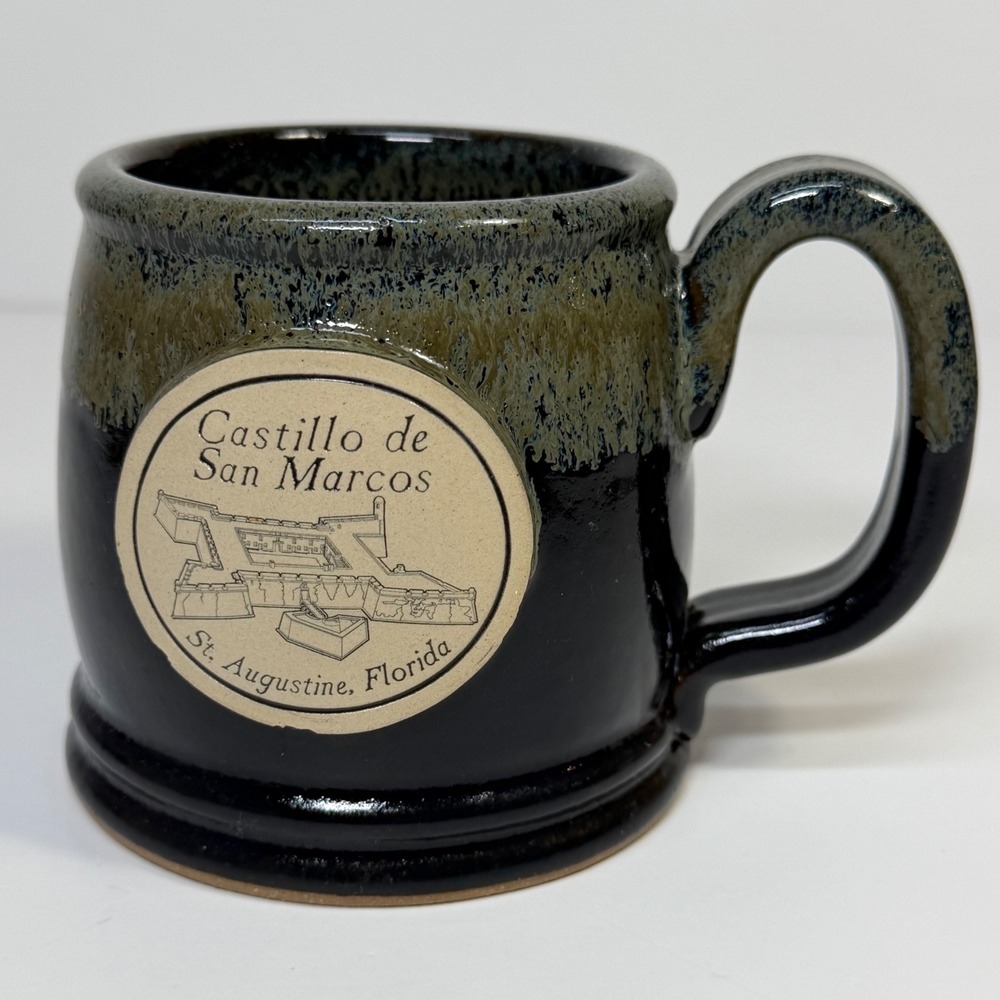 Sunset Hill Stoneware Castillo de San Marcos St Augustine FL Coffee Mug Travel